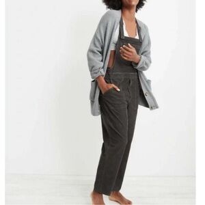 NWT AERIE Werk & Play Gray Overalls Size XS
